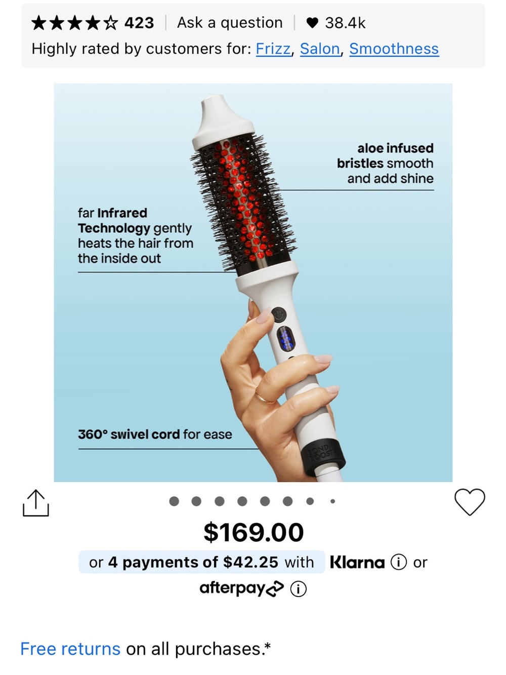 BONDI BOOST THERMAL BRUSH